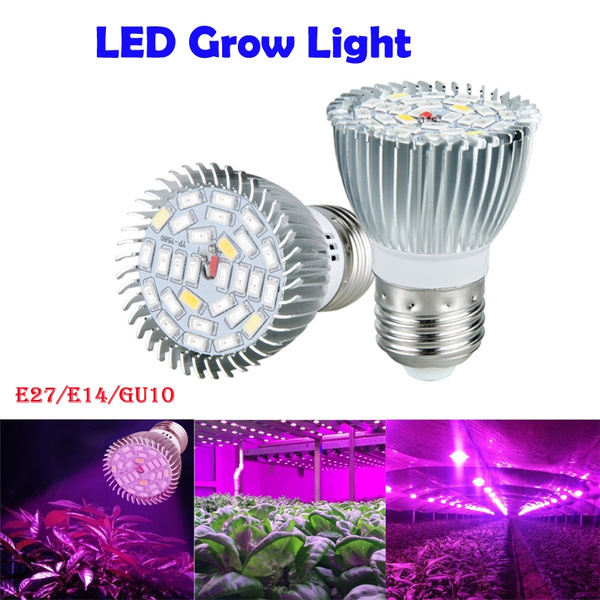 E27 30W Led Grow Light Full Spectrum Lamp For Plant Hydroponics Growing Bulb 