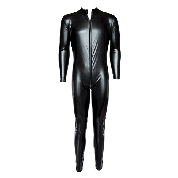 Male Zentai Fetish Body Bondage Costume Men Sexy Jumpsuit Nightclub Dress Gays Catsuits Teddies 