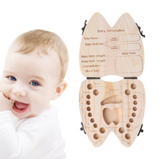 Box, hair, Wooden, babyteethstoragebox