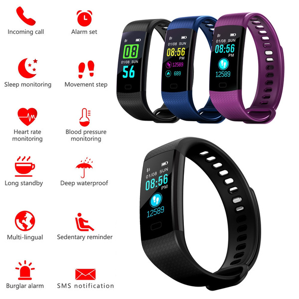 y5 smart watch & fitness activity tracker