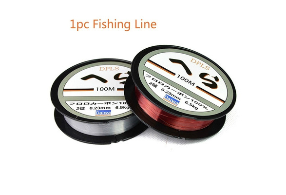 100m Fishing Line Daiwa Two Colors Red/Clear 3.5LB-40.5LB Carbon Fiber  Leader Line Fly Fishing Line Pesca Fishing