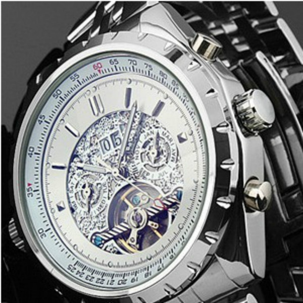 Classic JARAGAR Heavy Dial Back Through the Table Watch Function on the ...