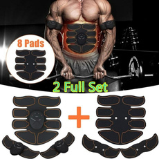 Professional EMS Muscle Training Gear Remote Control Abdominal Muscle Trainer Fat Burning Smart Body Building Fitness Kits Abs