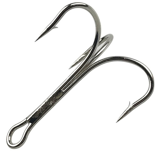 Classic 20pcs/lot Barbed Sharpened Treble Hooks Big Fishing Hooks Three  Super Needle Points 3551