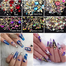 Mini, art, nailrhinestone, 3dnailrhinestone