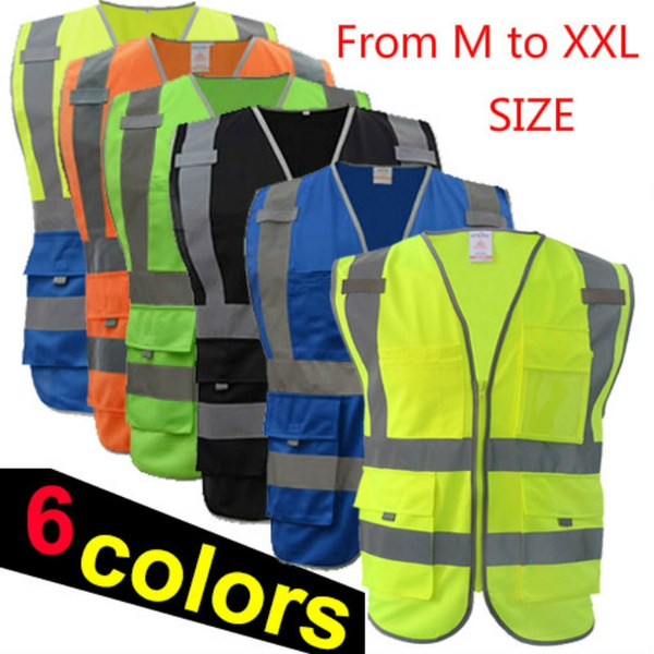 Reflective Safety Vest Safety Clothing Working Clothes Provides High  Visibility Day & Night For Running