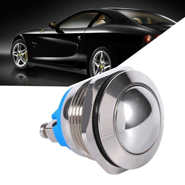 19mm Durable Car Metal Horn Momentary 12V Push Button Horn Momentary