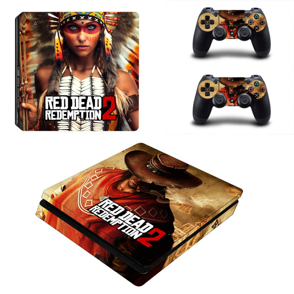 Red Dead Redemption 2 New Skin Sticker For Ps3 Super Slim 4000 And 2  Controller Skins Tn-ps3s4000-5125 - Stickers - AliExpress
