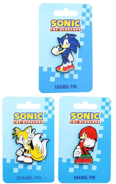 sonic, Toy, Pins
