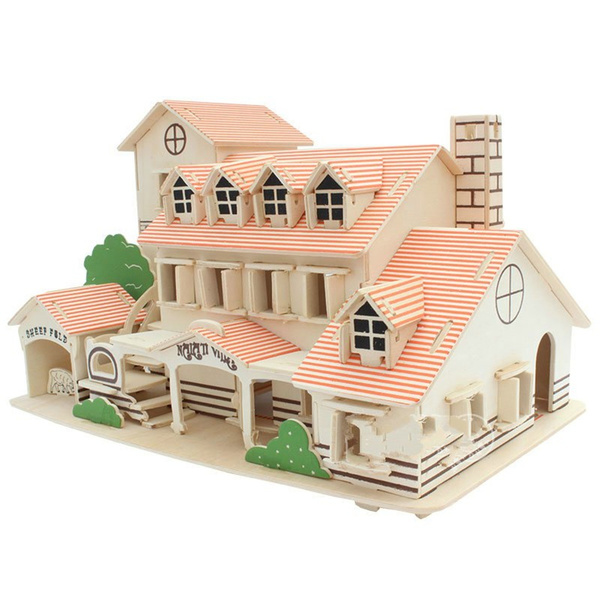 toy wooden house