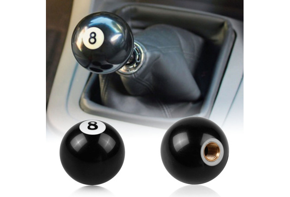RED GUMBALL SHIFT KNOB & ADAPTER AUTOMATIC/AUTO GEAR SHIFTER LEVER SELECTOR KA3