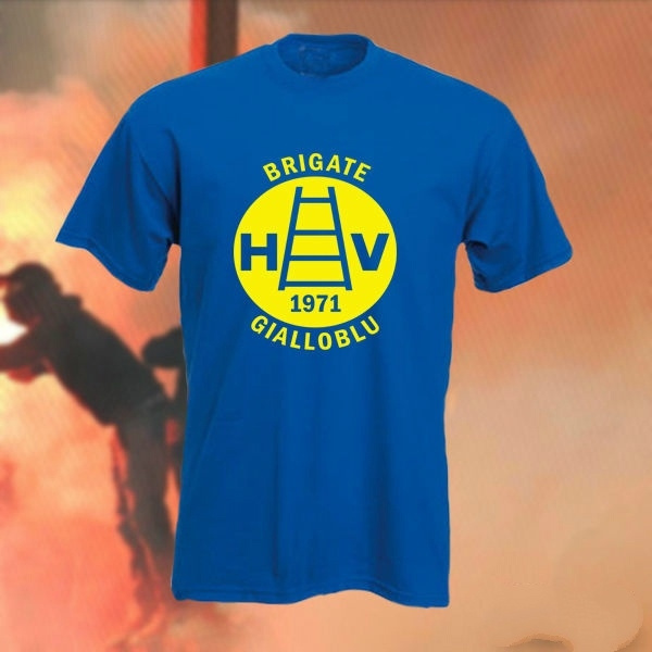 mens Hellas Verona Hooligans Ultras T shirt Football Soccer Fans