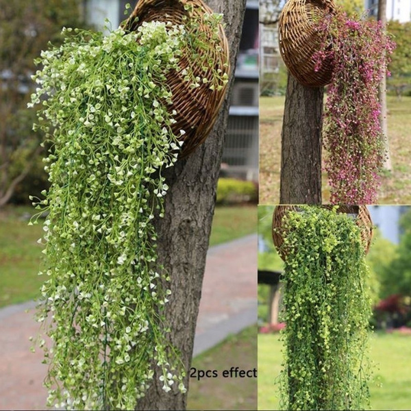 Artificial Fake Silk Flower Vine Hanging Garland Plant Home Garden Wedding Deco 
