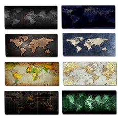 Gaming Mouse Pad Large Size Water-Resistant Extended Map Mouse Mat World Desk Mat Gaming Support for Computer PC and Laptop Mouse Pad