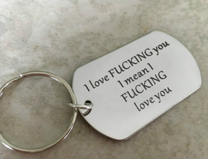 ilovefuckingyouimeanifuckingloveyou, Fashion, Key Chain, Gifts