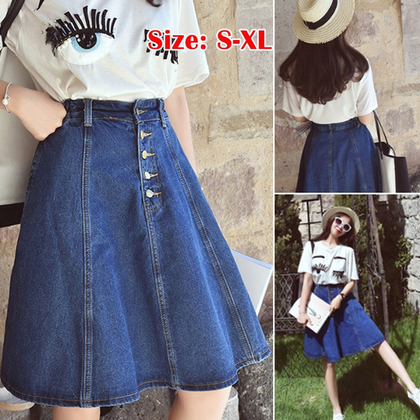 Jean store skirts 2018