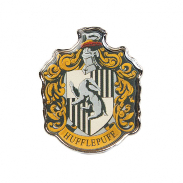 Harry Potter Badge Enamel Hufflepuff House Crest Nouveau Officiel 