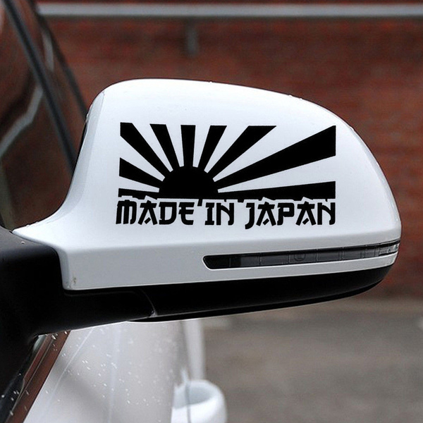 3 Colors Rising Sun Made In Japan JDM Car Sticker Decal Motorcycle Stickers