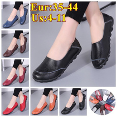 casual shoes, Flats/ballerinas, Plus Size, leather shoes