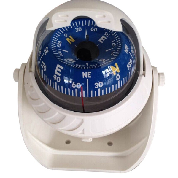 Big K LED ball compass Boat compass Marine Compass Compass Compass Navigation white compass R SODIAL