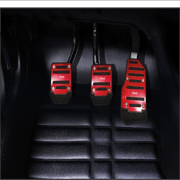 Anti Slip Car Accelerator Clutch Brake Pedal Cover Set Auto Vehicle Manual Gear Treadle Wish
