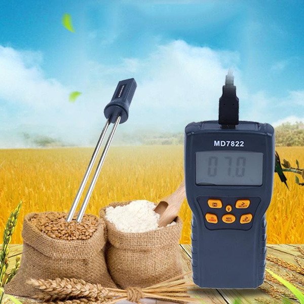 Digital Grain Moisture Meter, Humidity Tester for Wheat, Corn