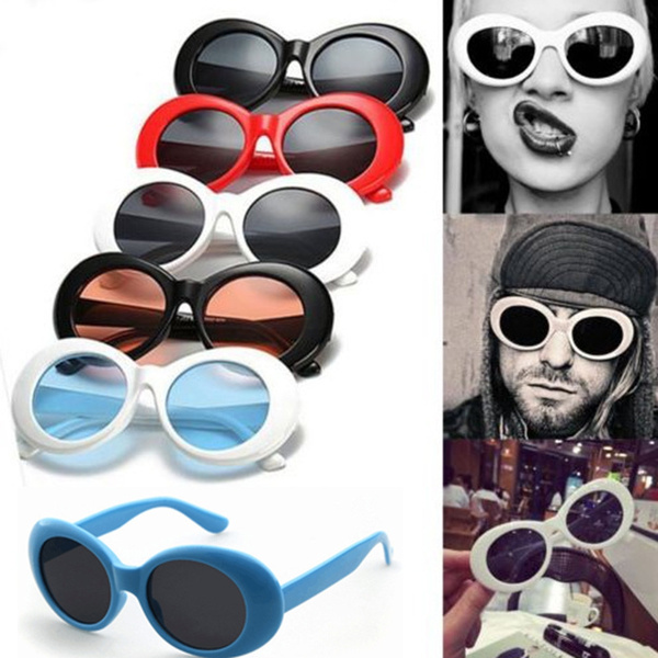 POHOK Retro Vintage Clout Goggles Unisex Sunglasses Rapper Oval Shades Grunge Glasses POHOK Retro Vintage Clout Goggles Unisex Sunglasses Rapper Oval Shades Grunge Glasses
