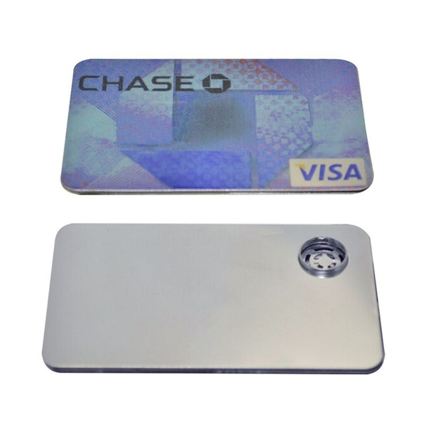 1 Piece Credit Card Size Magnetic Metal Pipe Fits Your Wallet Wish