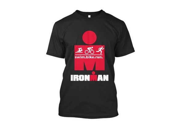 Ironman Triathlon T-shirt Homme Natation Cyclisme Running Courir Cycle Natation IRON MAN