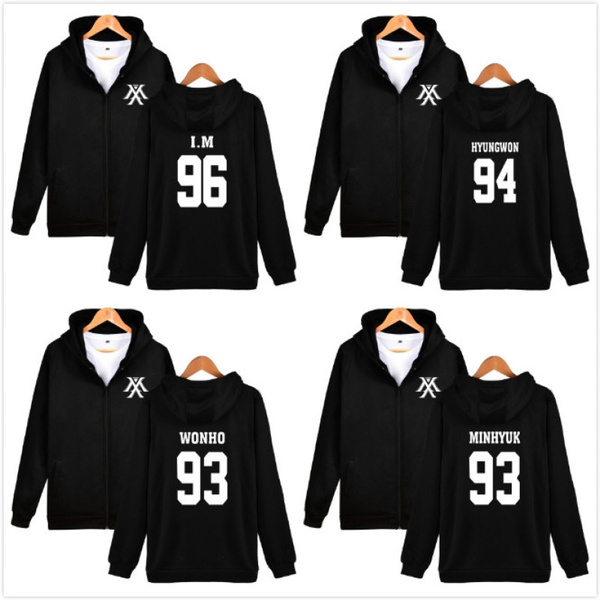 DHSPKN Kpop Monsta X 3D Hoodie Wonho IM Jooheon Pullover Jacket Sweater Kihyun Shownu Sweatshirt 