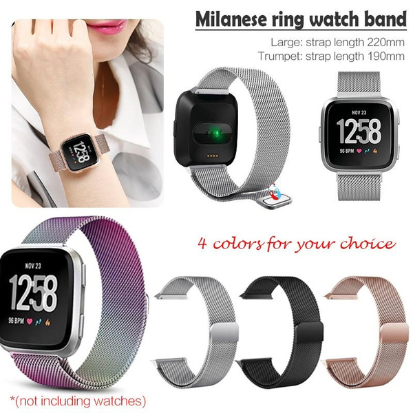 fitbit versa milanese loop