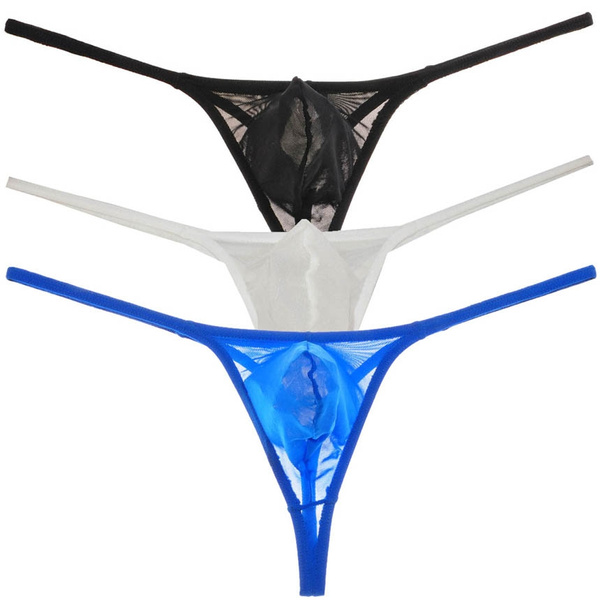 FASHIONABLE POUCH TBACK Bikini Jockstrap GString Thong for Men's