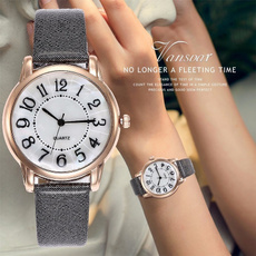 Women Simple Dial Wristwatch Casual Fashion Luxury Leather Strap Quartz Watches Clock Relogio Feminino