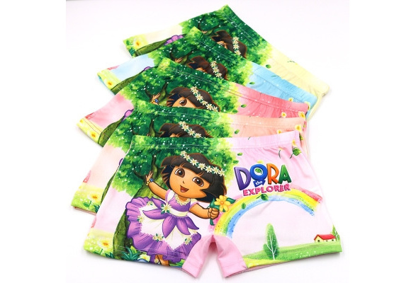 Dora Pants Cartoon Children Underwear Cotton Pants for Kids Girls