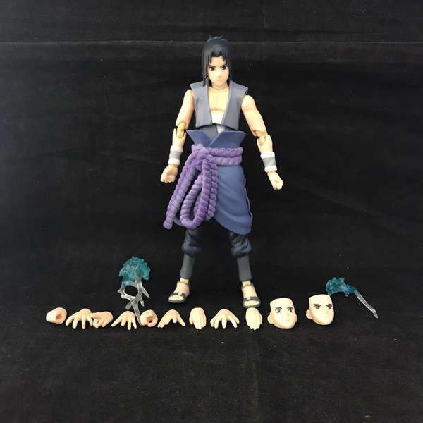S.H.Figuarts Naruto Shippuden Uchiha Sasuke PVC Action Figure New no Box 14cm 