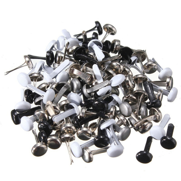 100pcs Metal Mini Craft Brads Split Pins Paper Fasteners
