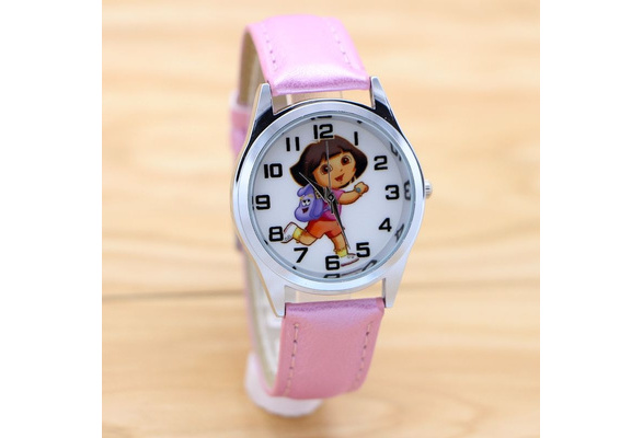 KIDS ANALOG WATCH ORANGE COLOR DORA WATCH