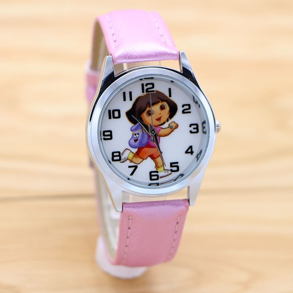 Buy SWADESI STUFF White Dial Dora Love Watch Series Analogue Girl's Kids  Watch (Purple) Online at Lowest Price Ever in India | Check Reviews &  Ratings - Shop The World