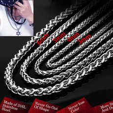 Steel, Stainless, Chain Necklace, necklaces for men