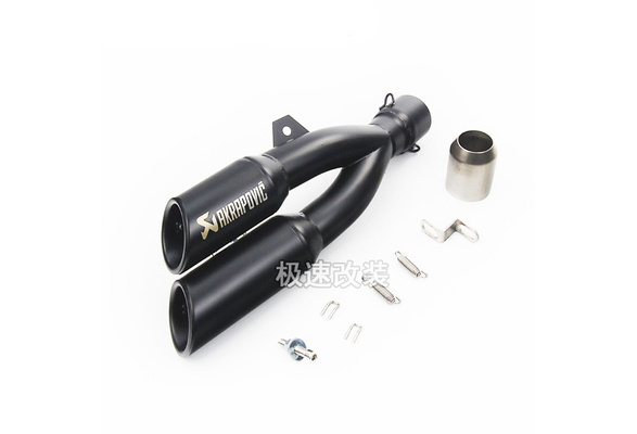 Rxmgf Motorcycle Universal Short Exhaust Muffler Pipe for Honda Kawasaki Yamaha Suzuki Motorcycle