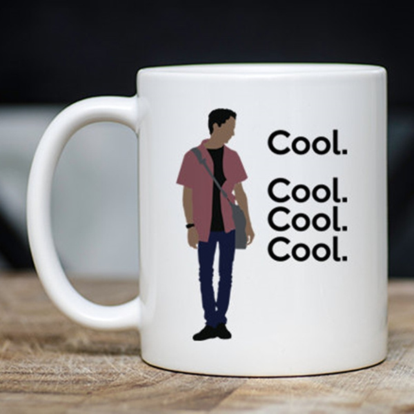 Funny Nerdy Coffee Mug Cool Cool Cool Troy And Abed In The Morning Coffee Mug 11 Ounce Tea Cup Community Inspired Teacup Gift Wish