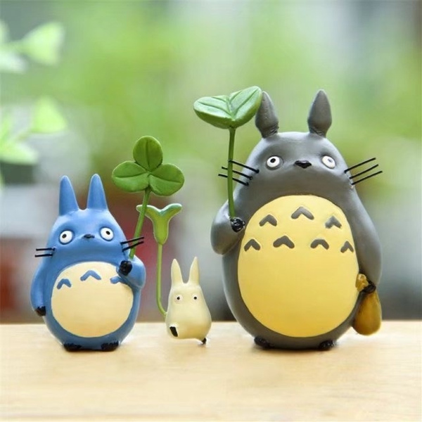 Totoro Mini Studio Ghibli My Neighbor Resin Pot Garden Figure Little Small  Home