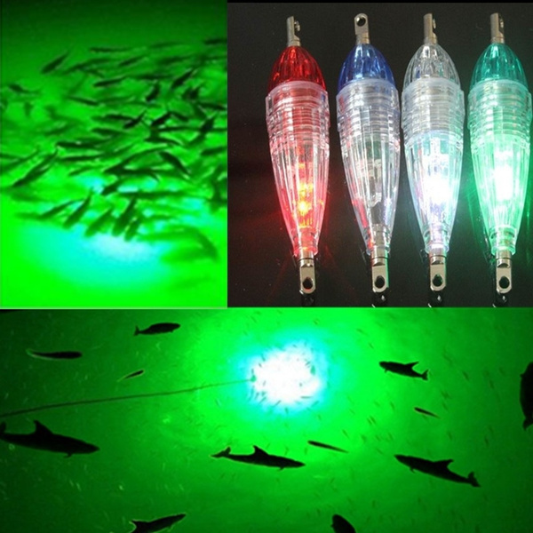 Profesional Night Day Outdoor Rust Solid LED Flashing Lure Light Bait  Fishing Lights