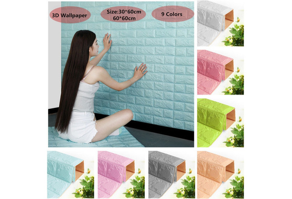 Size 60 60cm 30 Cm Modern Creative 3d Wallpaper Pe Foam Diy Wall Stickers Home Decoration Decor Embossed Brick Stone Living Room Bedroom Background Paper Sticker Bathroom - Foam Brick Wallpaper Malaysia Size 60 60cm 30 Cm Modern Creative 3d Wallpaper Pe Foam Diy Wall Stickers Home Decoration Decor Embossed Brick Stone Living Room Bedroom Background Paper Sticker Bathroom - Foam Brick Wallpaper Malaysia