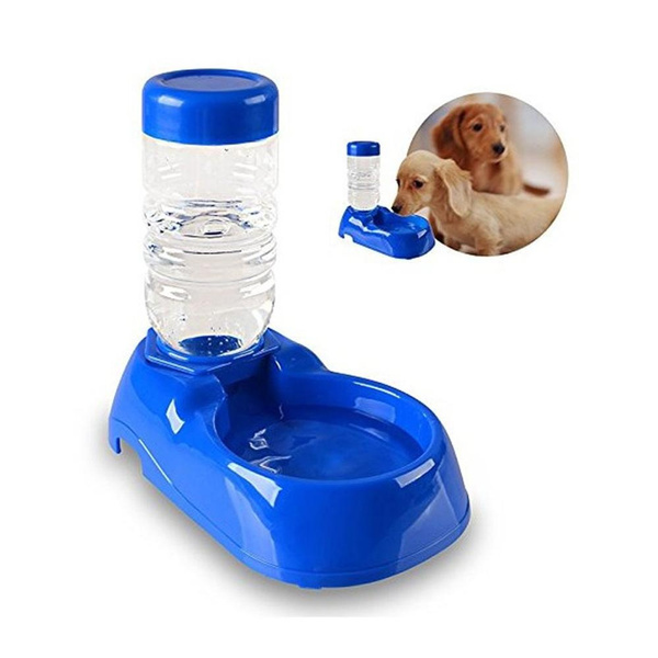 Food Grade Plastic Dog Water Bowl Pet Drinking Feeding Dispenser 350ml