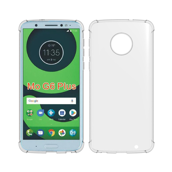 Para editar Observar Almeja Soft Flexible Gel TPU Silicone Transparent Shockproof Case For Motorola  Moto G6 / Moto G6 Plus Cover Protection Shell Fundas Coque | Wish