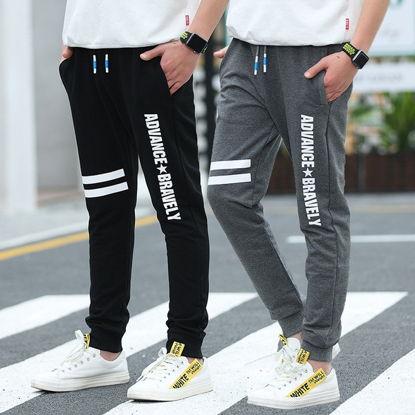 Teen Age Spring Casual Pants Boys Joggers Pants Kids Sport Trousers 2 Colors 5-14 Years | Wish