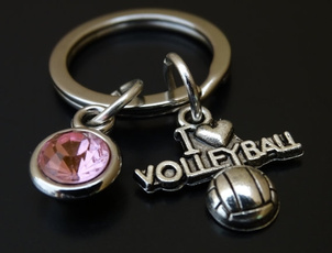 volleyballgift, volleyballkeychain, Key Chain, Jewelry