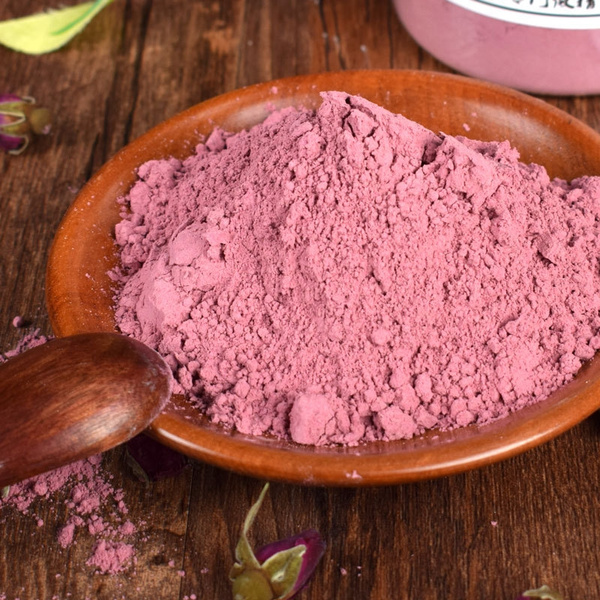 Organic Kaolin Pink Rose Clay Fine Powder Face Mask Skin Hair