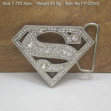 Superman with Diamond Belt Buckle Luxury Metal Designer Belts for Men Women  Buckles